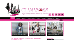 Desktop Screenshot of glamazonsblog.com